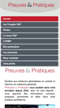 Mobile Screenshot of preuvesetpratiques.com