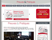 Tablet Screenshot of preuvesetpratiques.com